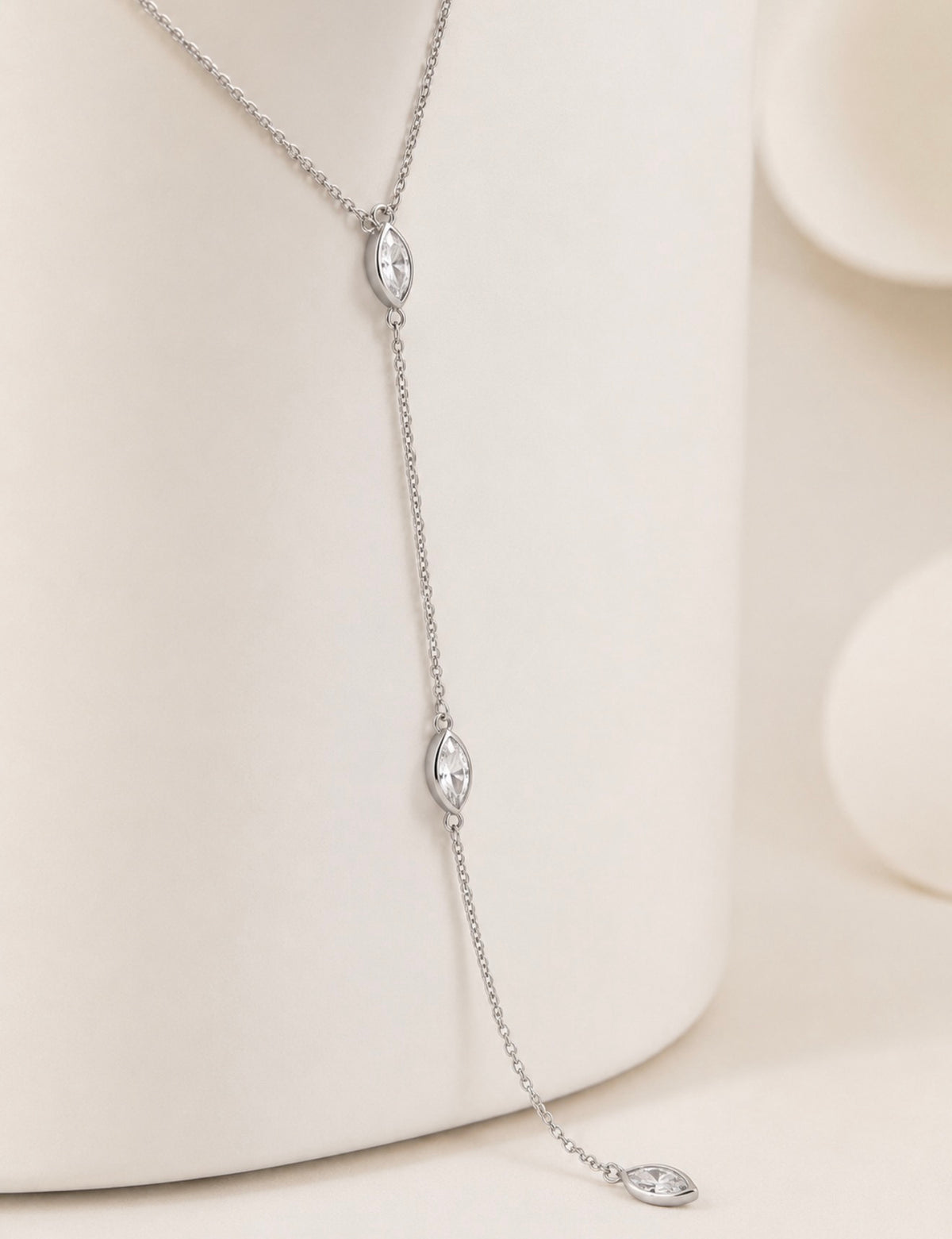 Jade Lariat Necklace