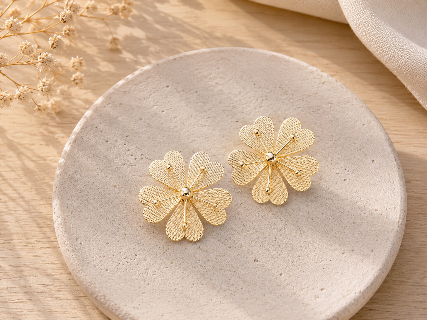 Large Clover Earrings
