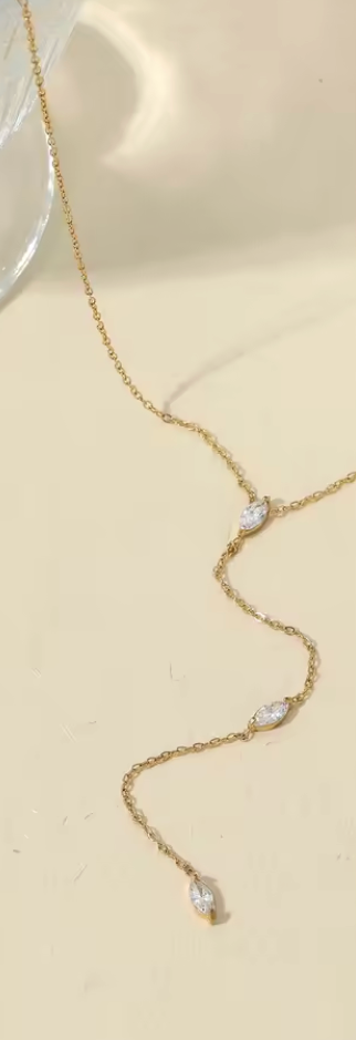 Jade Lariat Necklace