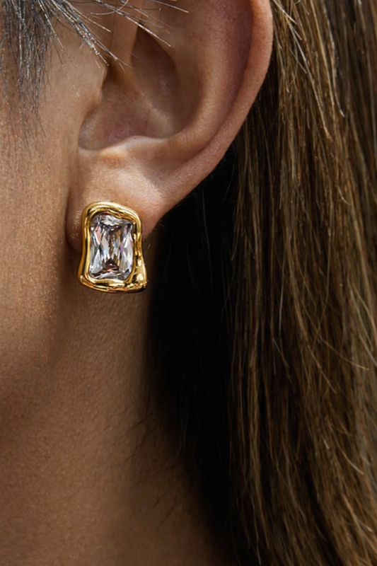 Large Square Angela Studs