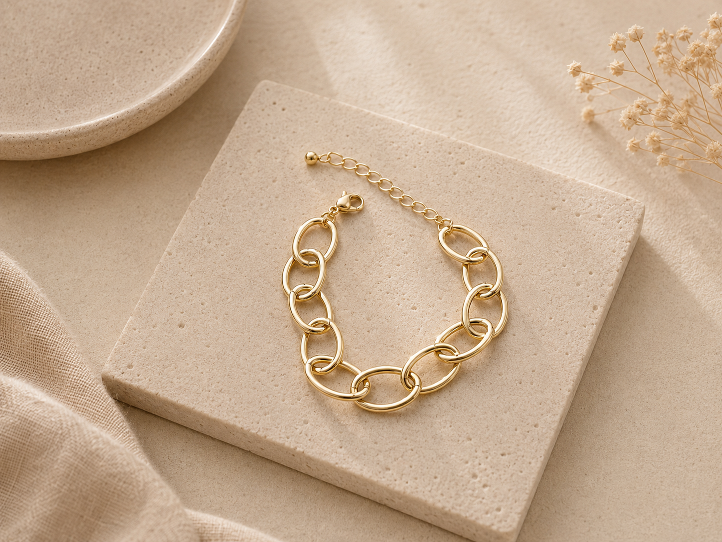 Oval Chain Bracelet