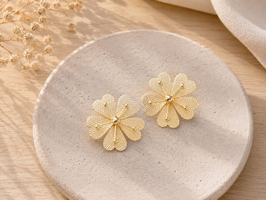 Large Clover Earrings
