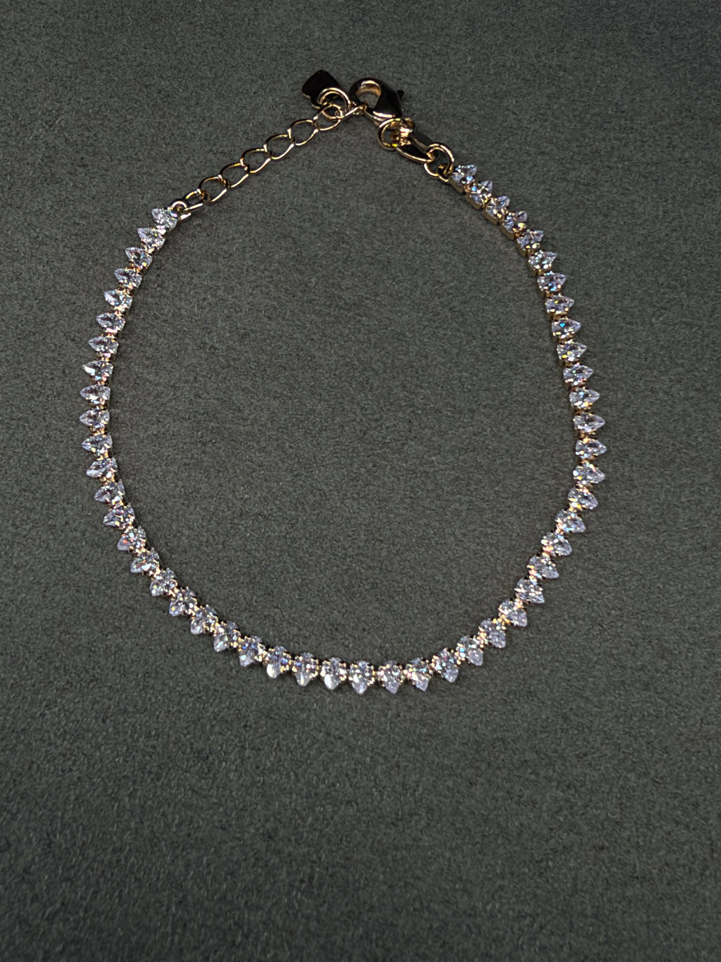 Pear Shape Tennis Bracelet