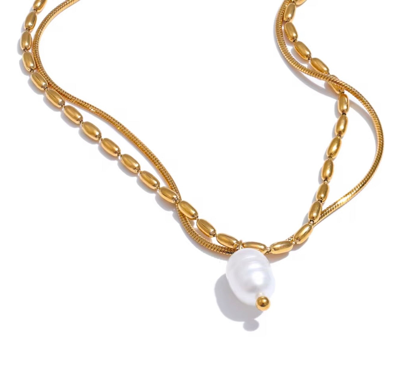 Fiorela Double Necklace