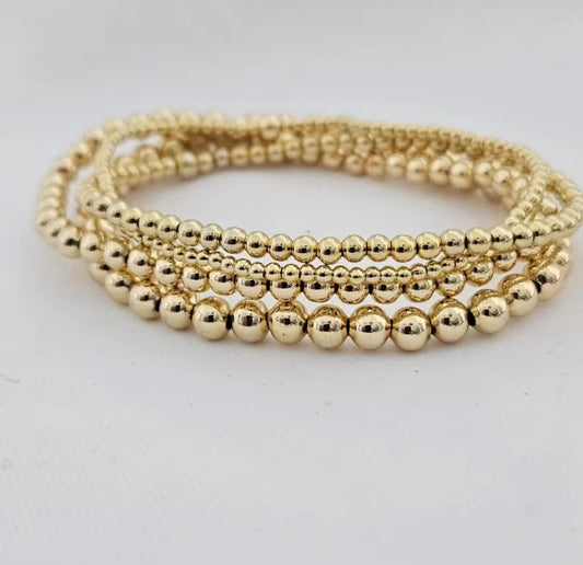 Gold Beaded Bracelet